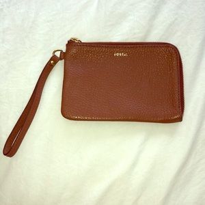 💝Fossil Leather Wristlet